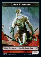 Zombie Berserker Token - Foil